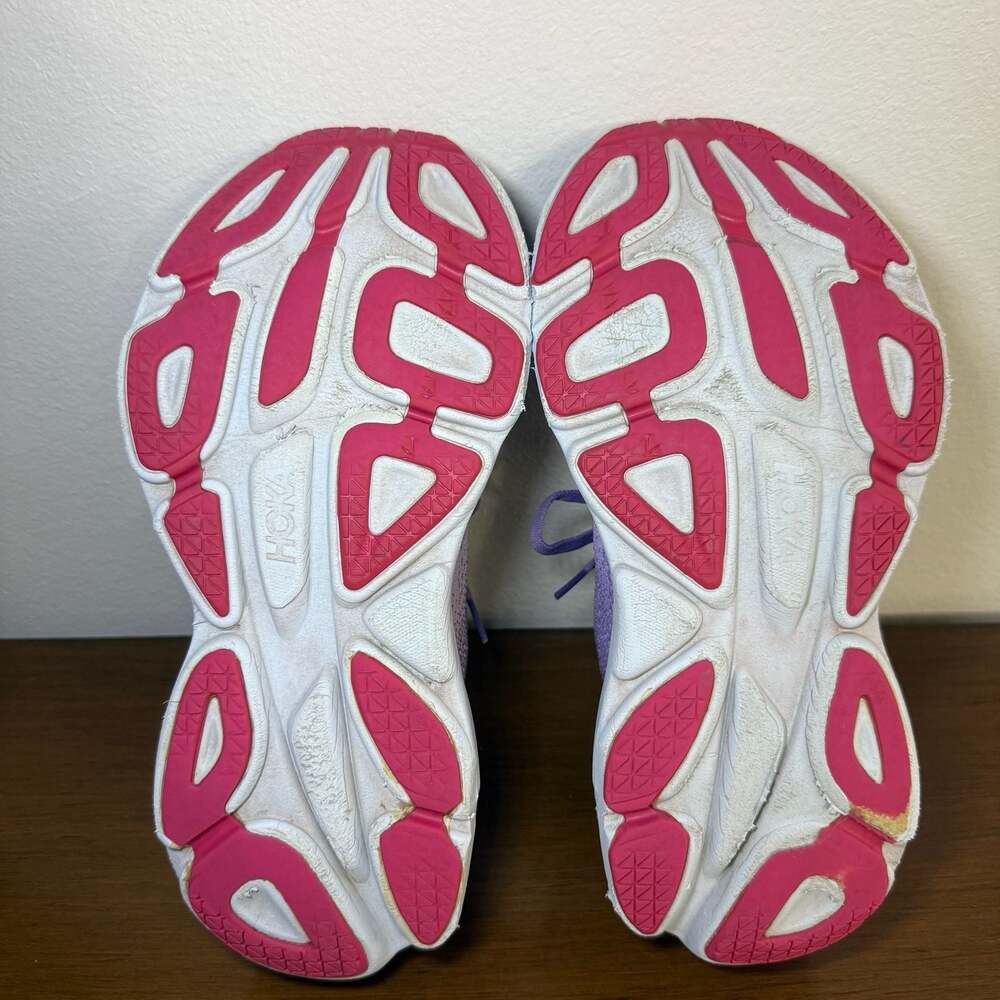Hoka Bondi 8 Women's Running Shoes - Chalk Violet/Pastel Lilac Women size 8 - Picture 8 of 11